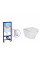 Інсталяція Grohe Rapid SL 3 в 1+ кнопка, 38772001 + Gap унітаз + кришка soft close
