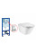 Інсталяція Grohe Rapid SL 3 в 1+кнопка 38772001+Gap унітаз Rimless+кришка soft closing A34H47C000