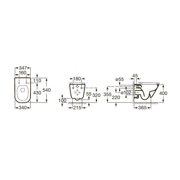 Інсталяція Grohe Rapid SL 3 в 1+кнопка 38772001+Gap унітаз Rimless+кришка soft closing A34H47C000