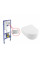 Інсталяція Villeroy&Boch ViConnect+ViConnect E 200 клавіша подвійного змиву+Avento унітаз Rimless+кришка SoftCl