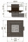 Трап Alcaplast 105x105/50мм пластик APV1324