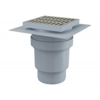 Трап Alcaplast 150x150/110мм метал APV13