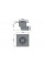 Трап Alcaplast  150x150/50мм пластик APV3
