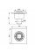 Трап Alcaplast 150x150/50мм пластик APV4