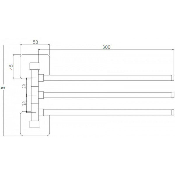 Тримач для рушників GF (BLB)/S-2614