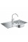 Кухонна мийка Grohe EX Sink 31562SD0 K200 і змішувач BauEdge 31367000