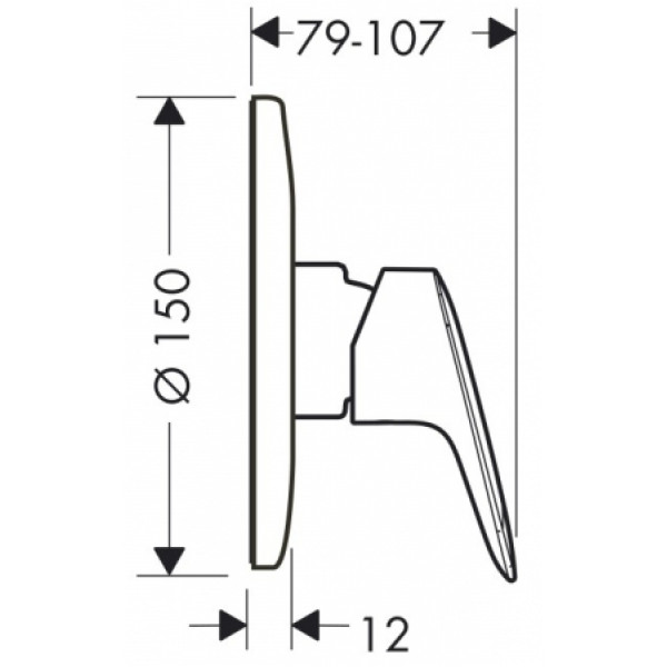 Душовий набір Hansgrohe Logis 3B161218 (71666000+32129000+27454000)