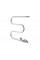 Електрична рушникосушарка Q-tap Snake shelf (CRM) 500х500 RE