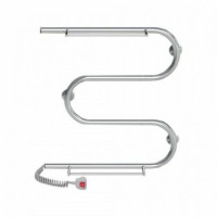 Электрическое полотенцесушитель Q-tap Snake shelf (CRM) 500x500 LE
