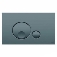 Кнопка для змиву Oli Globe Soft-touch 3/6 сіра (152953)