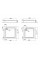 Душевий піддон KOLO FIRST 80x80 XBK 1680000 з інтегрованою панеллю