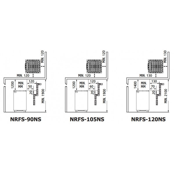Електрокамʼянка для бані та сауни Sawo NORDEX FLOOR NRFS-120NS