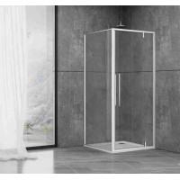 Душова кабіна Dusel DL198+DL196 Chrome 1000x1000x1900, скло прозоре