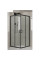 Душова кабіна Dusel EF-184B Black Matt 900x900x1900, скло прозоре