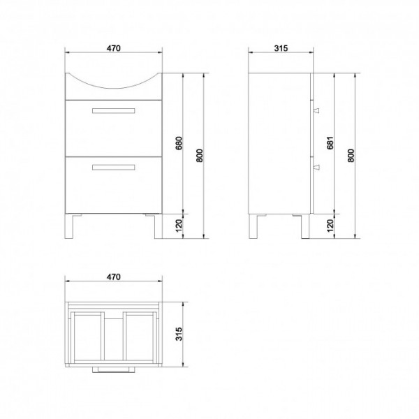 Cersanit MELAR 50 S614-002