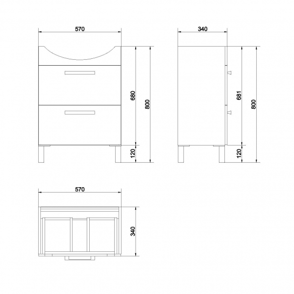 Cersanit MELAR 60 S614-003