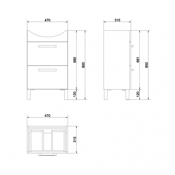 Cersanit MELAR UN509-004