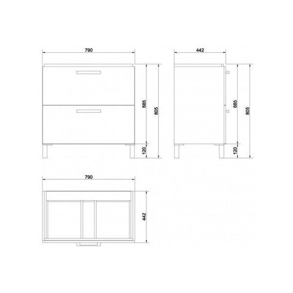 Cersanit MELAR UN509-003-DSM