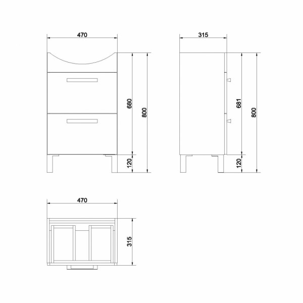 Cersanit MELAR S801-135