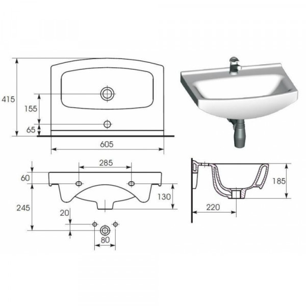 Cersanit MELAR S801-137