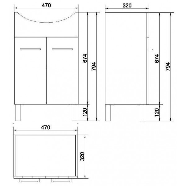 Cersanit OLIVIA UN509-009