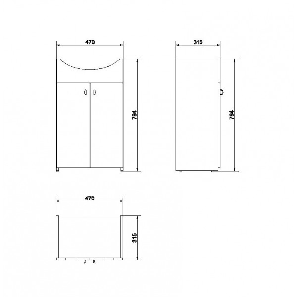 Cersanit SATI S801-048-DSM
