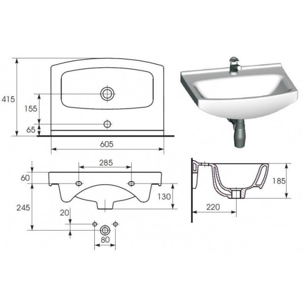 Cersanit SATI S801-049-DSM