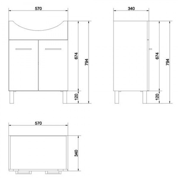 Cersanit SATI S801-049-DSM