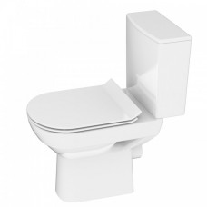 Унітаз Cersanit CITY 604 NEW CLEAN ON 011 3/5, з сидінням SLIM дюропласт, Soft CloseK35-038