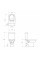 Унітаз Cersanit CARINA 481 NEW CLEAN ON 010 3/5 з кришкою дюропласт K31-043