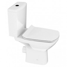 Унітаз Cersanit CARINA NEW CLEAN ON 011 3/5 із сидінням SLIM дюропласт, Soft Close RS31-001