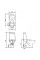 Унітаз Cersanit MERIDA 487 031 3/6 з кришкою поліпропілен Soft CloseK03-037