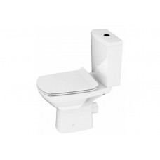 Унітаз Cersanit CARINA 637 CLEAN ON 011 3/5 з кришкою дюропласт CLIM, Soft Close K31-076