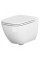 Унітаз Cersanit Caspia CLEAN ON з кришкою дюропласт CLIM,Soft Close K701-103