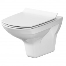 Унітаз Cersanit CARINA CLEAN ON із кришкою дюропласт K701-035