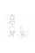 Унітаз Cersanit MODUO 675 CLEAN ON 43 011 3/5 з кришкою дюропласт SLIM WRAP, Soft Close K116-037