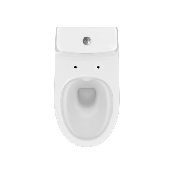 Унітаз Cersanit MODUO 649 CLEAN ON 010 3/5 з кришкою дюропласт SLIM, Soft CloseK116-001
