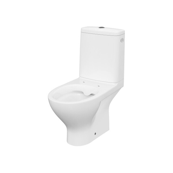 Унітаз Cersanit MODUO 649 CLEAN ON 010 3/5 з кришкою дюропласт SLIM, Soft CloseK116-001