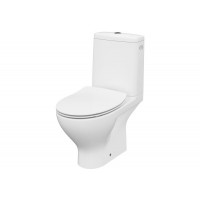 Унітаз Cersanit MODUO 671 CLEAN ON 43 011 3/5 з кришкою дюропласт SLIM, Soft Close K116-032