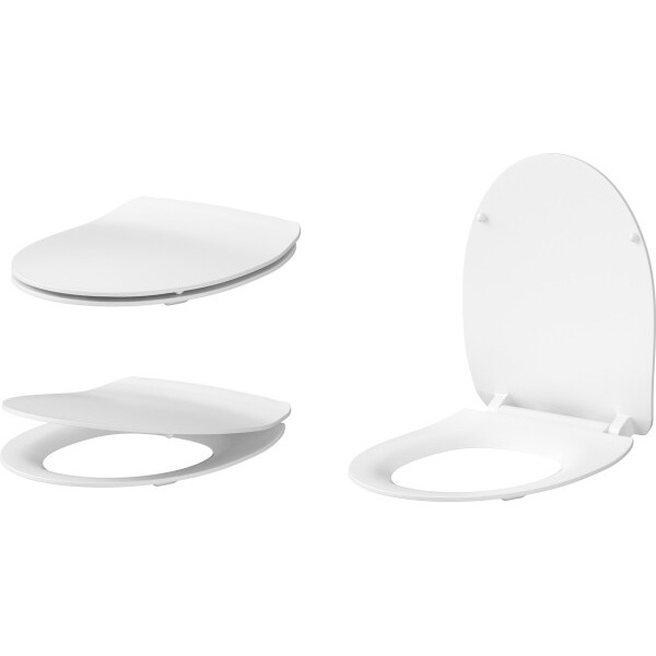 Унітаз Cersanit MODUO з кришкою дюропласт SLIM K701-147