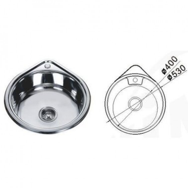 Кухонна мийка Mira MR 530 Matt