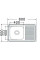 Кухонна мийка Mira MR 8050 L D Decor Left
