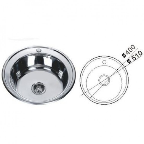 Кухонна мийка Mira MR 510 D Decor