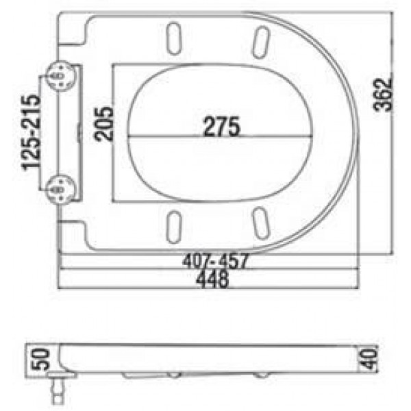 AM.PM Spirit C707855WH Soft Close