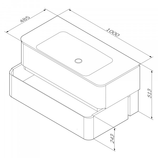 AM.PM Sensation 100 підвісна M30FHX1002NF