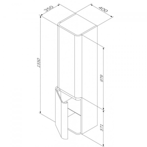 AM.PM Sensation 40 L підвісний M30CHL0406WG