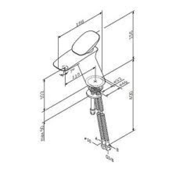 Змішувач для умивальника AM.PM Spirit V2.0 F70A02100