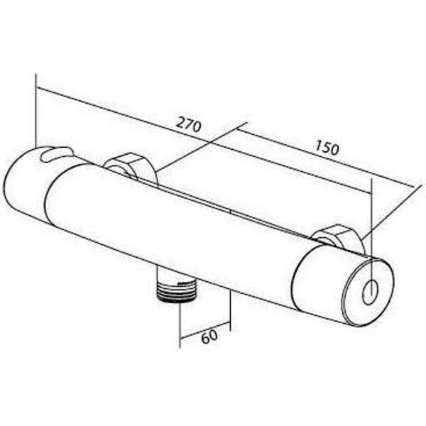 Змішувач для душу AM.PM Sense F7540000