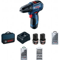 Шуруповерт Makita Bosch GSR 12V-30 + Набір бітів Bosch Promo Set 25 шт (06019G9001)