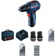 Шуруповерт Makita Bosch GSR 12V-30 + Набір бітів Bosch Promo Set 25 шт (06019G9001)